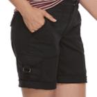 Women's Sonoma Goods For Life&trade; Utility Shorts, Size: 14, Black