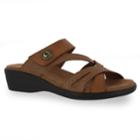 Easy Street Feature Women's Sandals, Size: Medium (6), Dark Brown