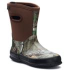 Itasca Bayou Realtree Boys' Waterproof Rain Boots, Kids Unisex, Size: 1, Brown