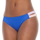 Women's S.o.s. Sun Ocean Sand Strappy Side Bikini Bottoms, Size: Small, Brt Blue