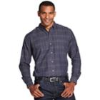 Men's Van Heusen Flex Classic-fit Non-iron Stretch Button-down Shirt, Size: Medium, Med Blue