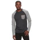 Men's Levi's Chabot Henley Tee, Size: Large, Dark Grey