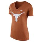 Women's Nike Texas Longhorns Striped Bar Tee, Size: Large, Orange