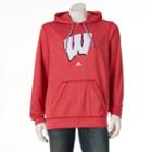 Men's Adidas Wisconsin Badgers Preferred Patch Hoodie, Size: Large, Red