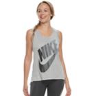 Women's Nike Sportswear Futura Logo Graphic Tank, Size: Large, Grey