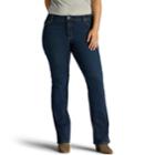 Plus Size Lee Sculpting Mid-rise Bootcut Jeans, Women's, Size: 24w T/l, Dark Blue