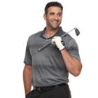 Big & Tall Grand Slam Motionflow Jacquard Performance Golf Polo, Men's, Size: Xl Tall, Grey Other