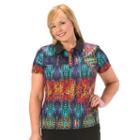 Plus Size Nancy Lopez Birdie Short Sleeve Golf Polo, Women's, Size: 1xl, Black