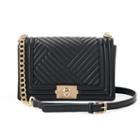 Deluxity Victoria Quilted Crossbody, Women's, Black