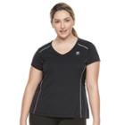 Plus Size Fila Sport&reg; Basic Racer Tee, Women's, Size: 1xl, Black