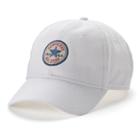 Unisex Converse Embroidered Baseball Hat, White