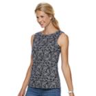 Women's Croft & Barrow&reg; Essential Tank, Size: Medium, Dark Blue