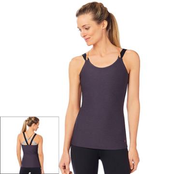 Women's Shape Active Journey Workout Tank, Size: Large, Dark Grey