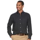 Men's Sonoma Goods For Life&trade; Flexwear Slim-fit Oxford Button-down Shirt, Size: Medium, Grey