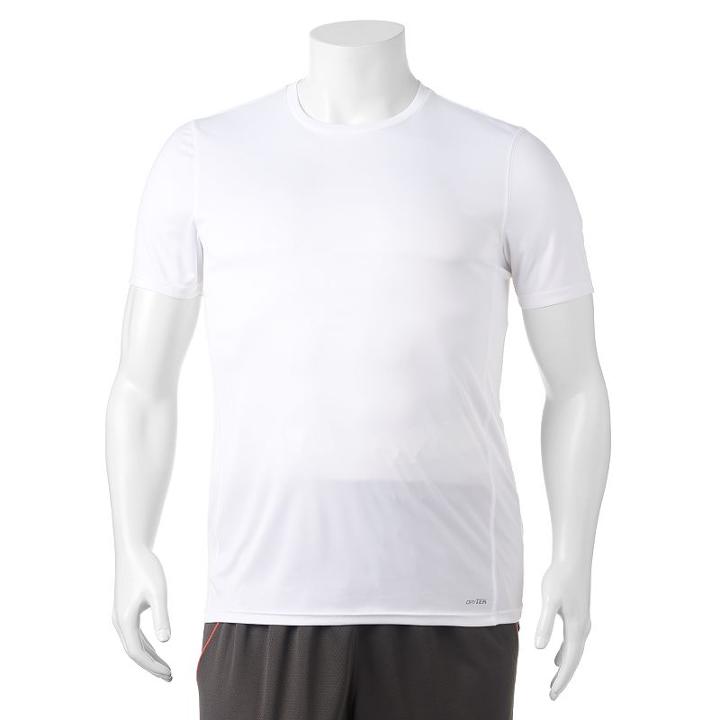 Big & Tall Tek Gear&reg; Core Performance Tee, Men's, Size: 2xb, White