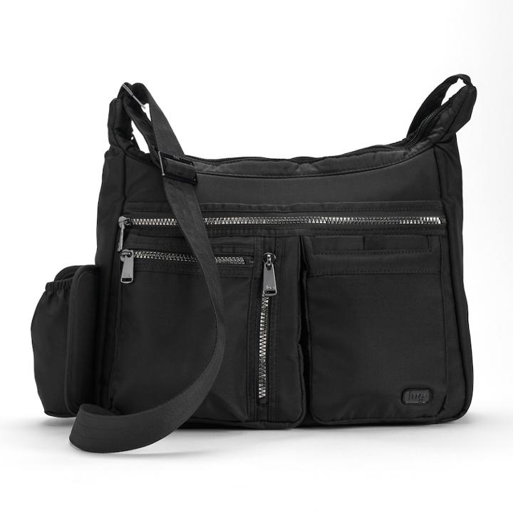 Lug Double Dutch Crossbody Bag, Women's, Black