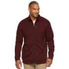 Big & Tall Sonoma Goods For Life&trade; Full-zip Fleece Jacket, Men's, Size: 4xb, Dark Brown