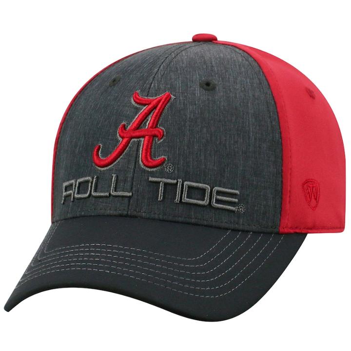 Adult Top Of The World Alabama Crimson Tide Reach Cap, Men's, Med Grey