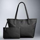 Simply Vera Vera Wang Signature Tote With Attached Pouch, Women's, Grey