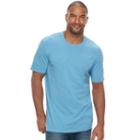 Big & Tall Sonoma Goods For Life&trade; Flexwear Classic-fit Stretch Crewneck Tee, Men's, Size: 3xl Tall, Med Blue