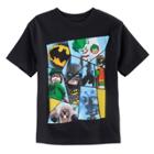 Boys 4-7 Lego Batman, Joker & Robin Graphic Tee, Size: 7, Black