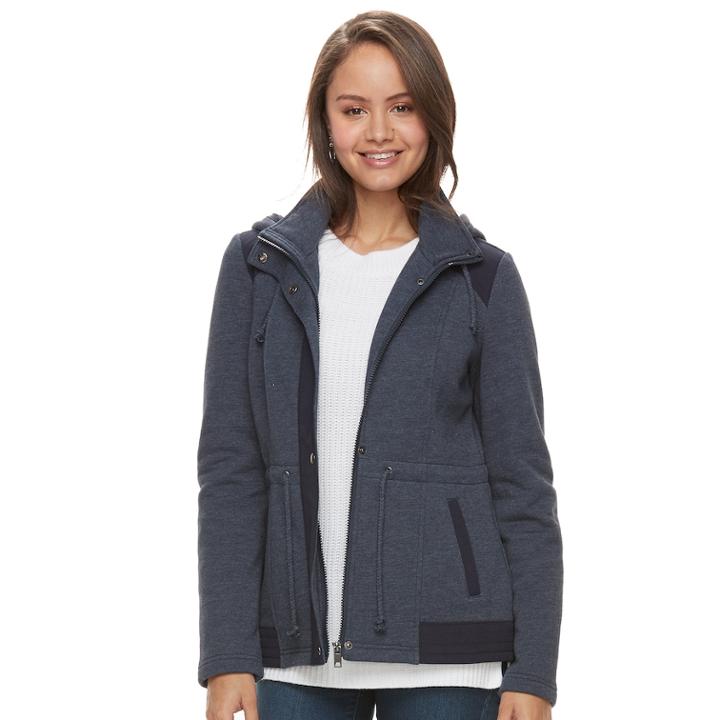 Juniors' Sebby Fleece Anorak Jacket, Teens, Size: Xl, Blue (navy)