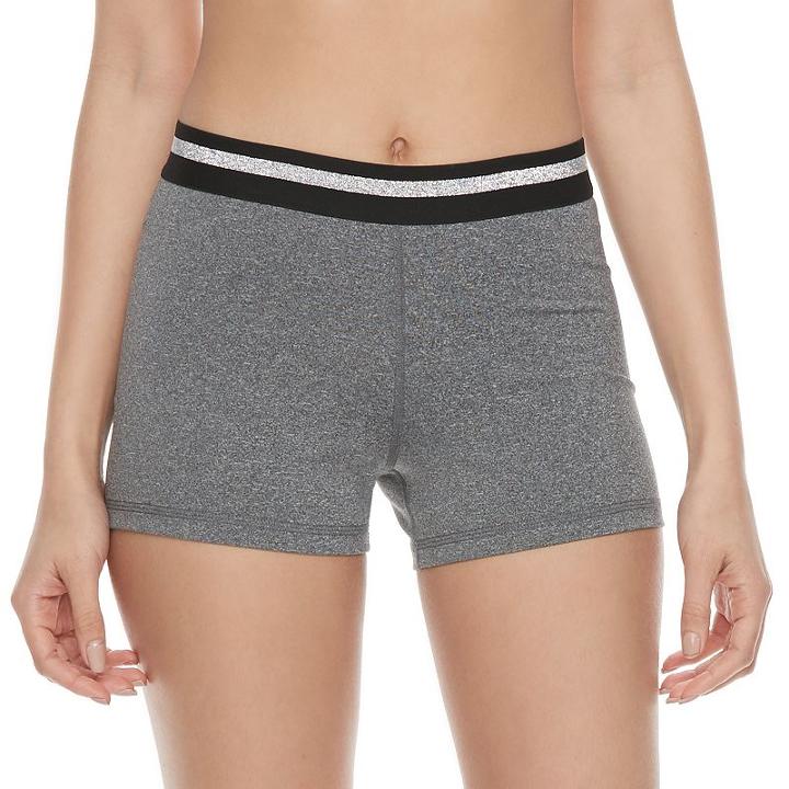 So, Juniors' &reg; Basic Compression Shorts, Girl's, Size: Xs, Dark Grey