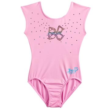 Girls 4-14 Jojo Siwa By Danskin Rhinestone Bow Dance Leotard, Size: Xs, Dark Pink