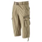 Men's Xray Messenger Belted Cargo Shorts, Size: 30, Dark Grey