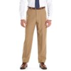 Big & Tall Croft & Barrow&reg; Classic-fit Easy-care Flat-front Dress Pants, Men's, Size: 44x34, Med Beige