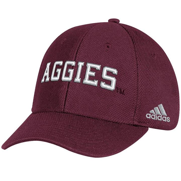 Adult Adidas Texas A & M Aggies Structured Adjustable Cap, Men's, Red
