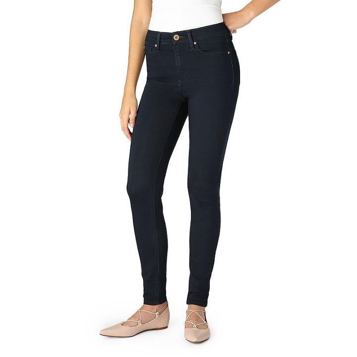 Juniors' Denizen From Levi's High-waisted Jegging Jeans, Girl's, Size: 15, Dark Blue