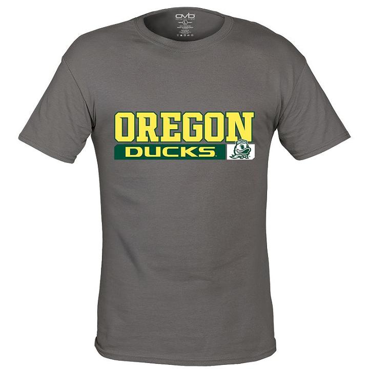 Men's Oregon Ducks Complex Tee, Size: Large, Grey (charcoal)