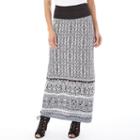 Women's Ab Studio Print Maxi Skirt, Size: Xlrg Av/rg, Ovrfl Oth