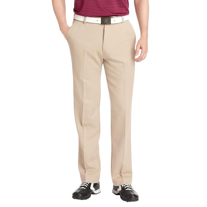 Men's Izod Xfg Microsanded Microfiber Performance Golf Pants, Size: 32x29, Beig/green (beig/khaki)