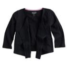 'toddler Girl Jumping Beans&reg; Open Front Cardigan, Size: 3t, Black