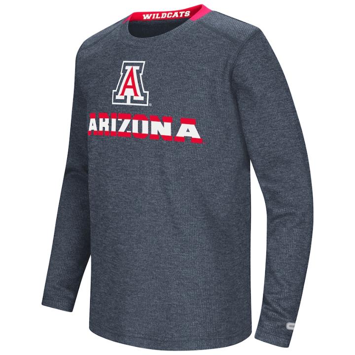 Boys 8-20 Arizona Wildcats Wordmark Tee, Size: S(8/10), Dark Blue