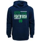 Boys 8-20 Notre Dame Fighting Irish Fleece Hoodie, Size: L 14-16, Blue (navy)