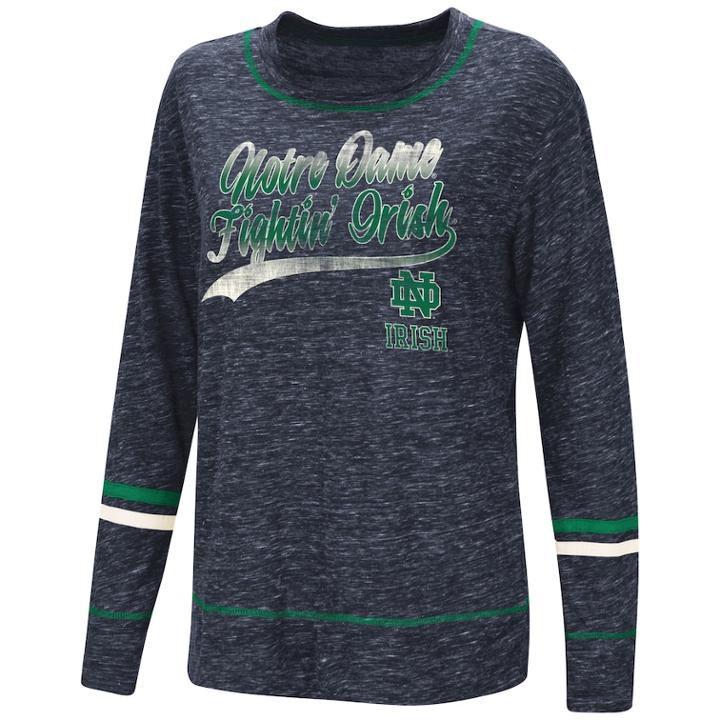Women's Notre Dame Fighting Irish Giant Dreams Tee, Size: Xl, Blue (navy)
