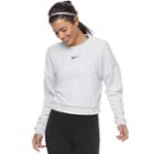 Women's Nike Dry Back Cutout Training Top, Size: Medium, Light Grey