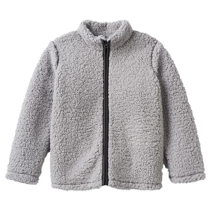 Boys 4-10 Jumping Beans Plush Sherpa Jacket, Boy's, Size: 6, Dark Grey