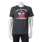 Men's Peanuts I Think I'm Allergic To Mornings! Tee, Size: Small, Oxford