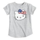 Baby Girl Jumping Beans&reg; Hello Kitty Patriotic Graphic Tee, Size: 12 Months, Med Grey