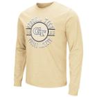 Men's Campus Heritage Georgia Tech Yellow Jackets Zigzag Long-sleeve Tee, Size: Large, Drk Yellow