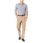 Men's Dockers&reg; Classic Fit Signature Stretch Khaki Pants - Pleated D3, Size: 33x29, Dark Beige