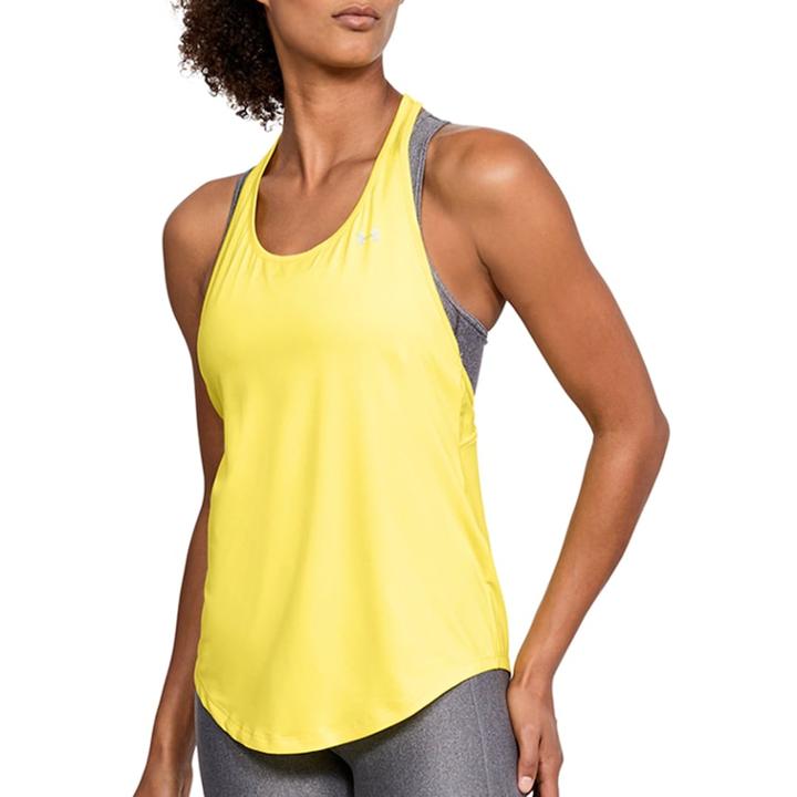 Women's Under Armour Heatgear Mesh Racerback Tank, Size: Xl, White