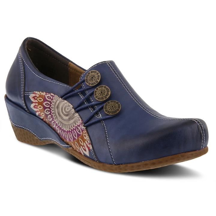 L'artiste By Spring Step Agacia Women's Clogs, Size: 42, Blue