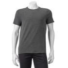 Men's Apt. 9&reg; Modern-fit Feeder-striped Stretch Lounge Tee, Size: Large, Black