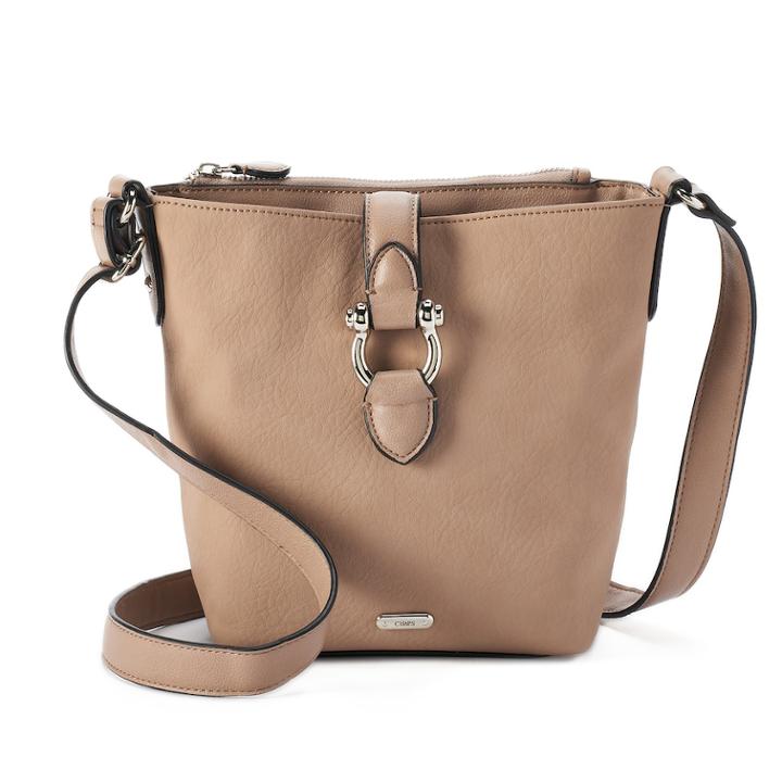 Chaps Ashley Crossbody Bag, Women's, Lt Brown
