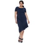 Plus Size Suite 7 Ruffle Fit & Flare Dress, Women's, Size: 16 W, Blue